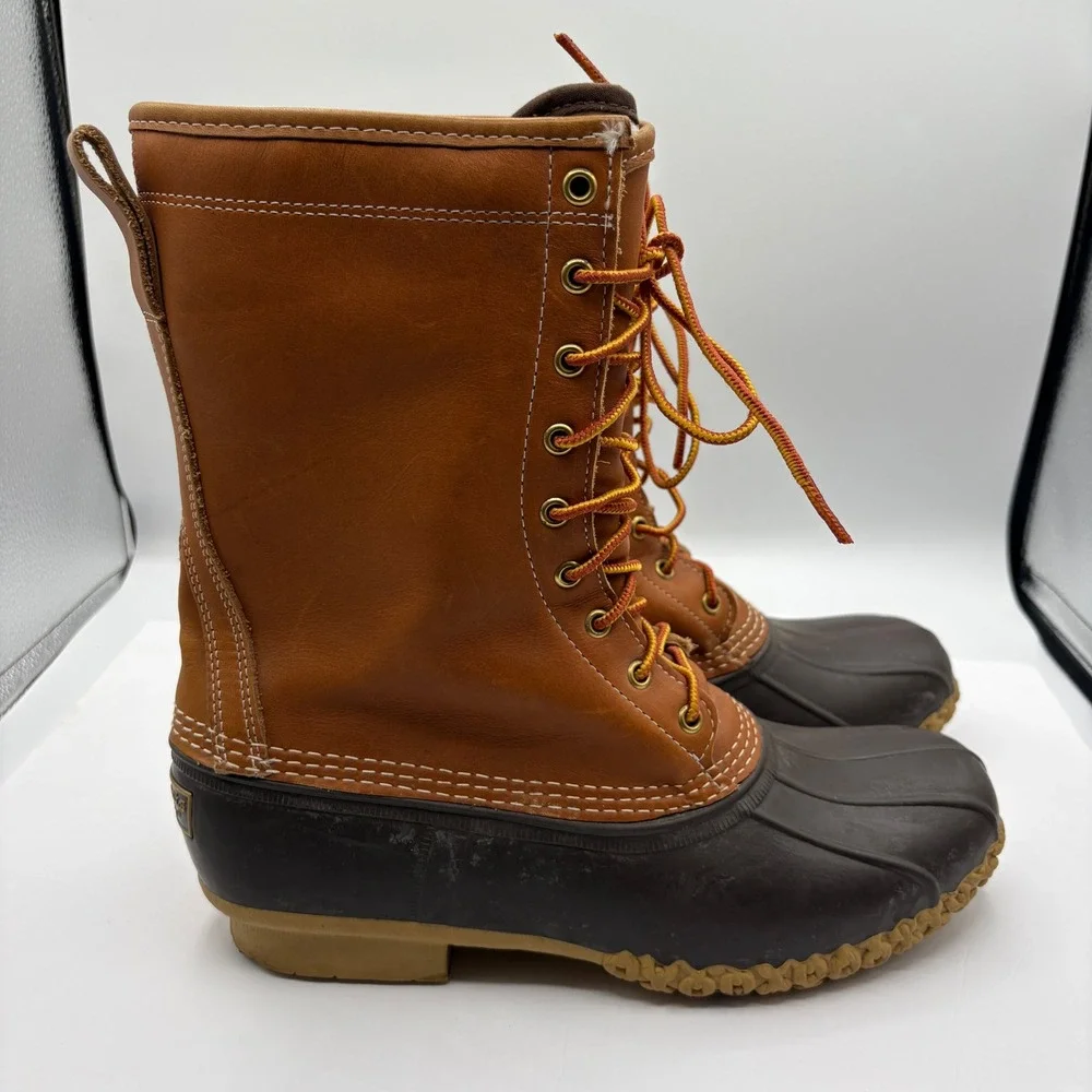 L.L. Bean Bean Boots Mens Size 10 Goretex Waterproof Hunting Outdoor Made USA